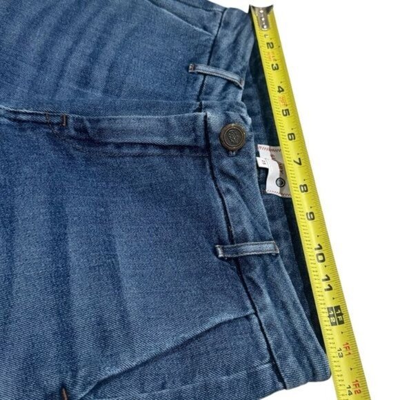 Sundry Raw Hem Slightly Distressed Mid Rise Crop Jeans Comfort Capsule Summer 25 - Picture 7 of 10